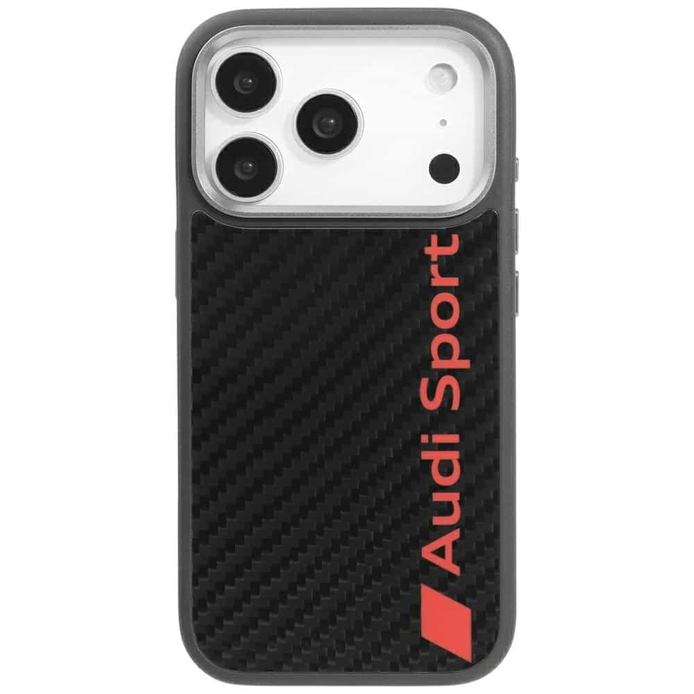Θήκη Audi R8 Carbon Fiber MagSafe για iPhone 17 Pro μαύρο