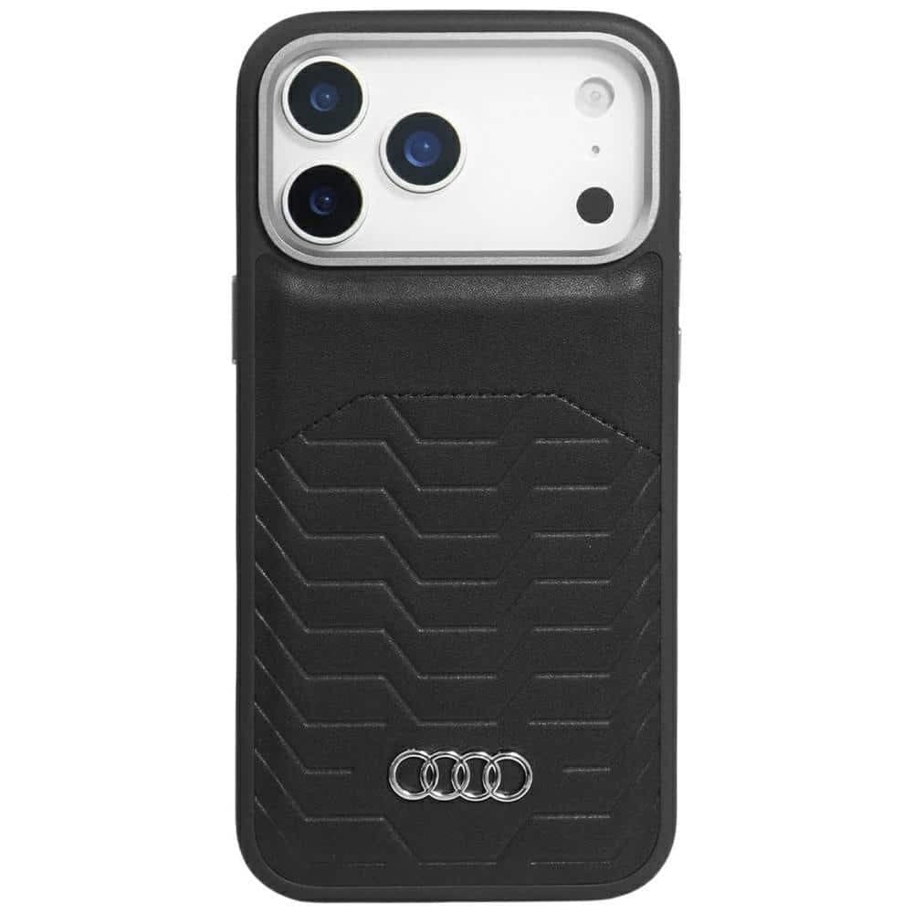 Θήκη Audi GT Συνθετικό Δέρμα MagSafe για iPhone 17 Pro μαύρο