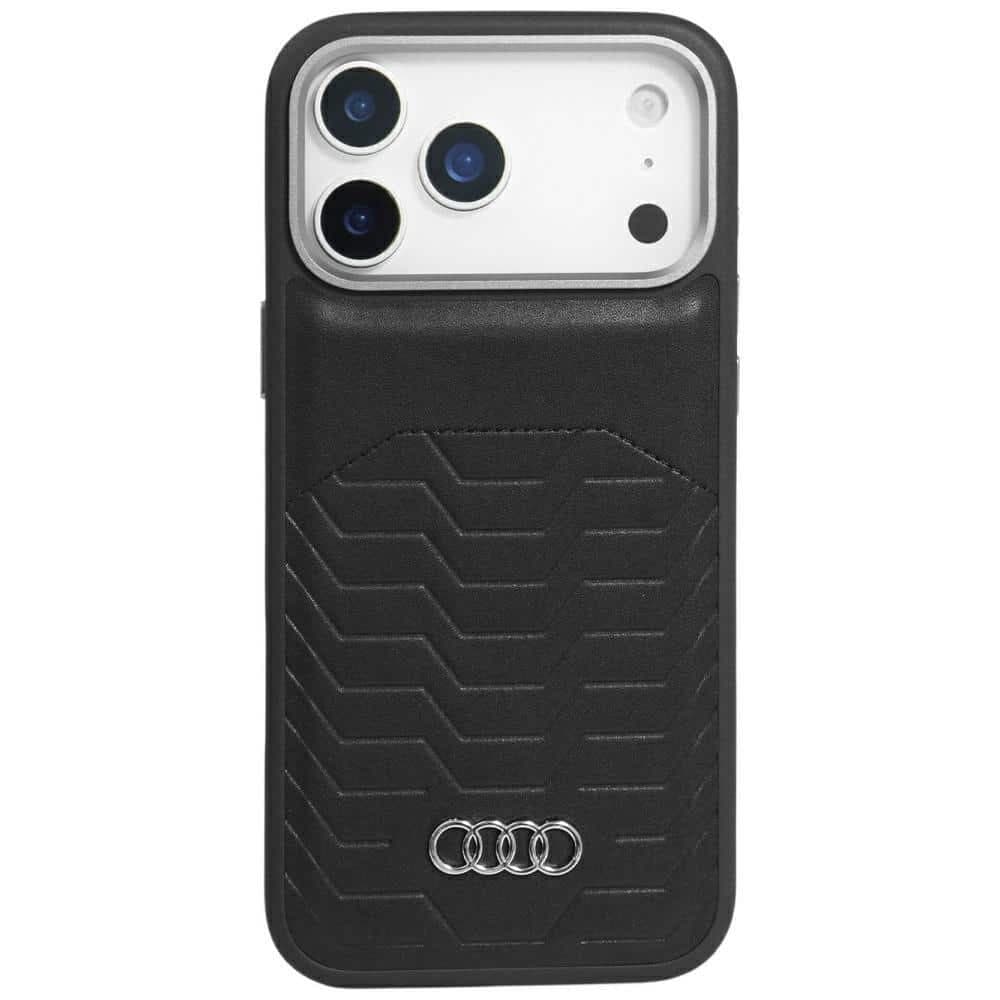 Audi GT Συνθετικού Δέρματος - θήκη για Apple iPhone 17 Pro Max - Μαύρο