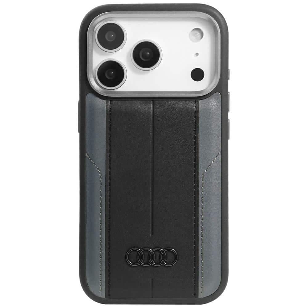 Audi Συνθετικό Δέρμα A6 - θήκη για Apple iPhone 17 Pro - Μαύρο