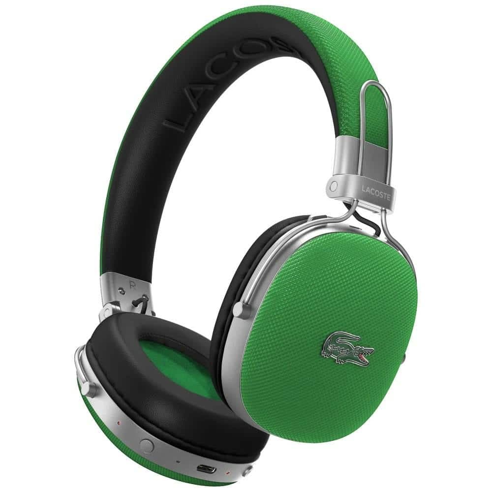 Lacoste Petit Pique LH03 Ακουστικά Over-ear Bluetooth, Εστραγκόν Πράσινο