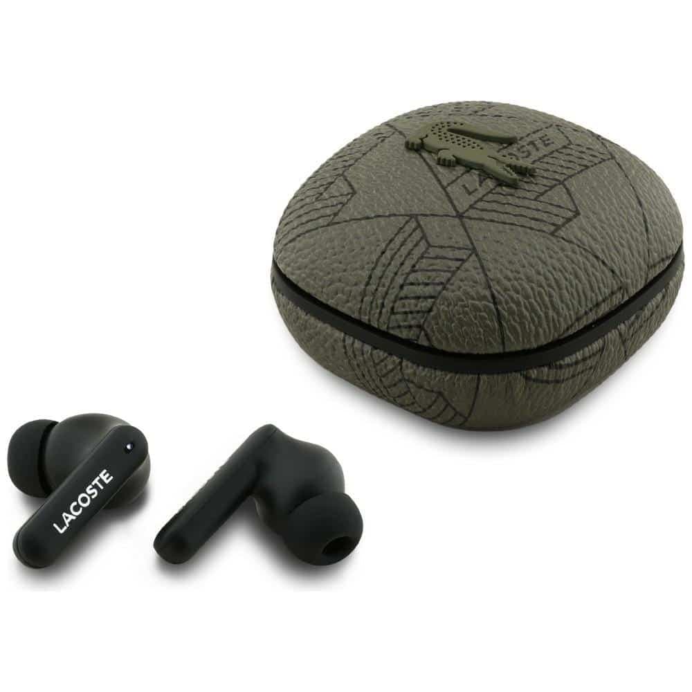 Lacoste Monogram The Blend Ακουστικά TWS Bluetooth, ENC, ANC, Πράσινο