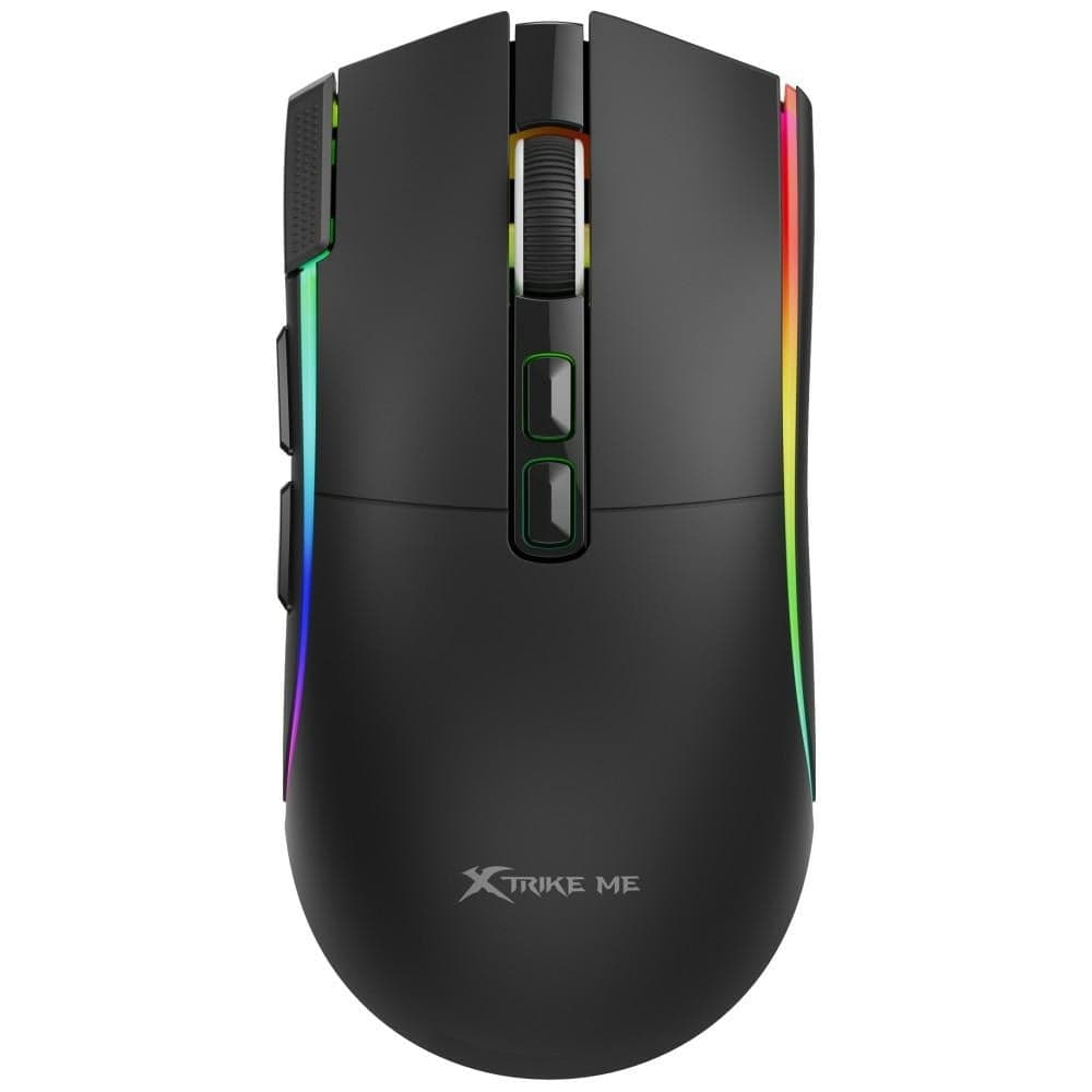 XTRIKE ME GW-326 Ασύρματο Ποντίκι Gaming, Μαύρο